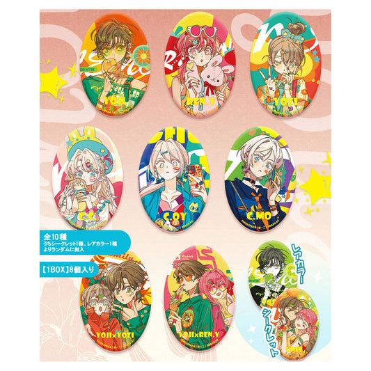 Shi Yi Er MY MOM IS A SUPER STAR Tin Badge 8Pack BOX - Image 1
