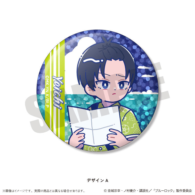 TV Anime Bluelock Trading Hologram Tin Badge Nyutoro Vol.2 14 Pack Box - Image 2