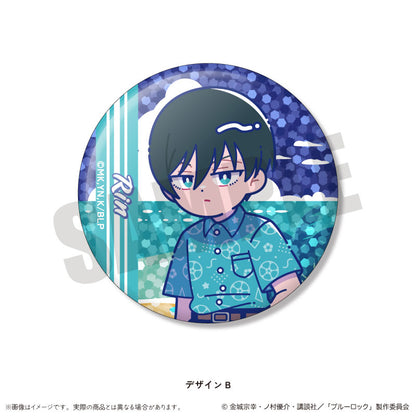 TV Anime Bluelock Trading Hologram Tin Badge Nyutoro Vol.2 14 Pack Box - Image 3