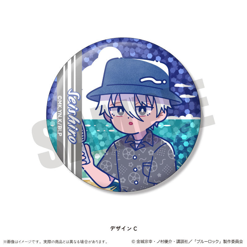 TV Anime Bluelock Trading Hologram Tin Badge Nyutoro Vol.2 14 Pack Box - Image 4