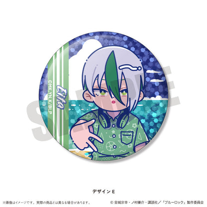 TV Anime Bluelock Trading Hologram Tin Badge Nyutoro Vol.2 14 Pack Box - Image 6