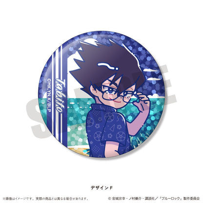 TV Anime Bluelock Trading Hologram Tin Badge Nyutoro Vol.2 14 Pack Box - Image 7
