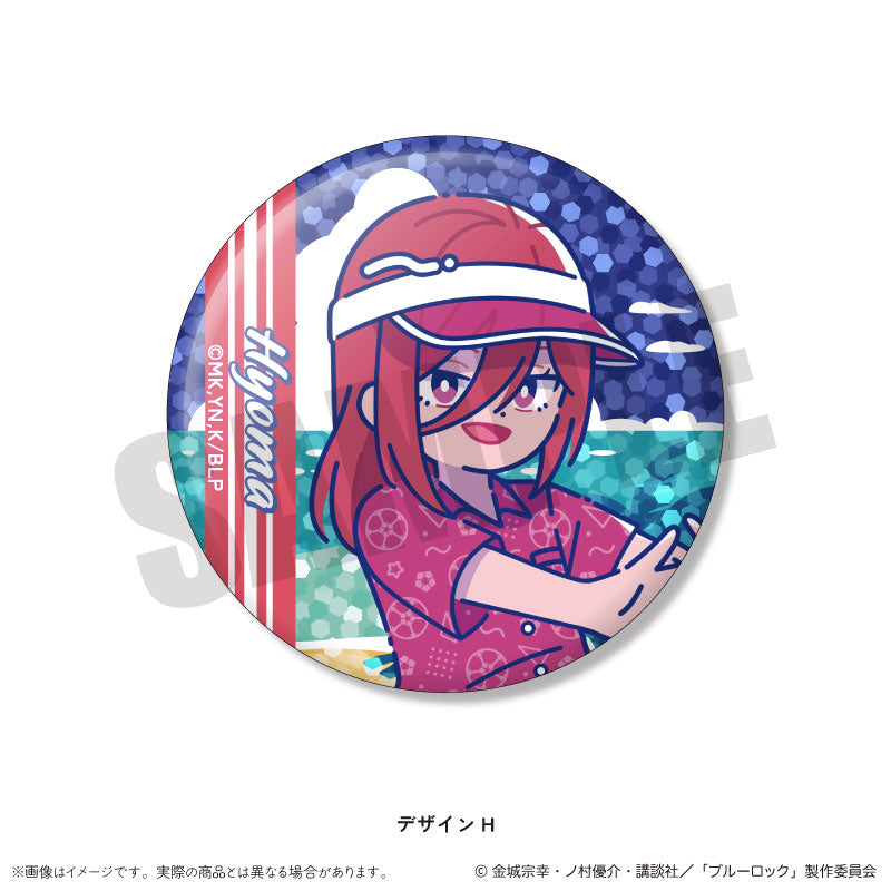 TV Anime Bluelock Trading Hologram Tin Badge Nyutoro Vol.2 14 Pack Box - Image 9