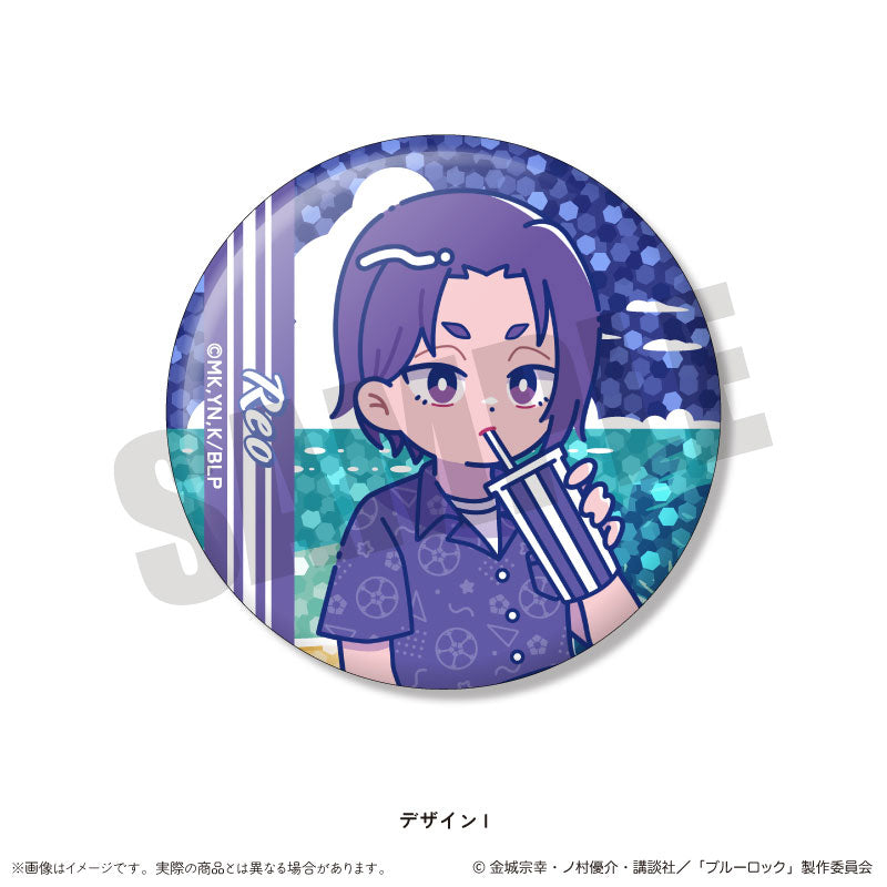TV Anime Bluelock Trading Hologram Tin Badge Nyutoro Vol.2 14 Pack Box - Image 10