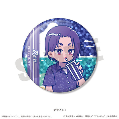 TV Anime Bluelock Trading Hologram Tin Badge Nyutoro Vol.2 14 Pack Box - Image 10