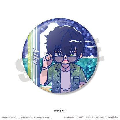 TV Anime Bluelock Trading Hologram Tin Badge Nyutoro Vol.2 14 Pack Box - Image 13