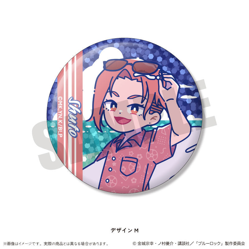 TV Anime Bluelock Trading Hologram Tin Badge Nyutoro Vol.2 14 Pack Box - Image 14