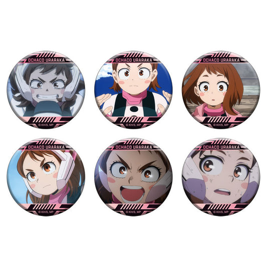 My Hero Academia Tin Badge Collection Ochaco Uraraka 6Pack BOX - Image 1