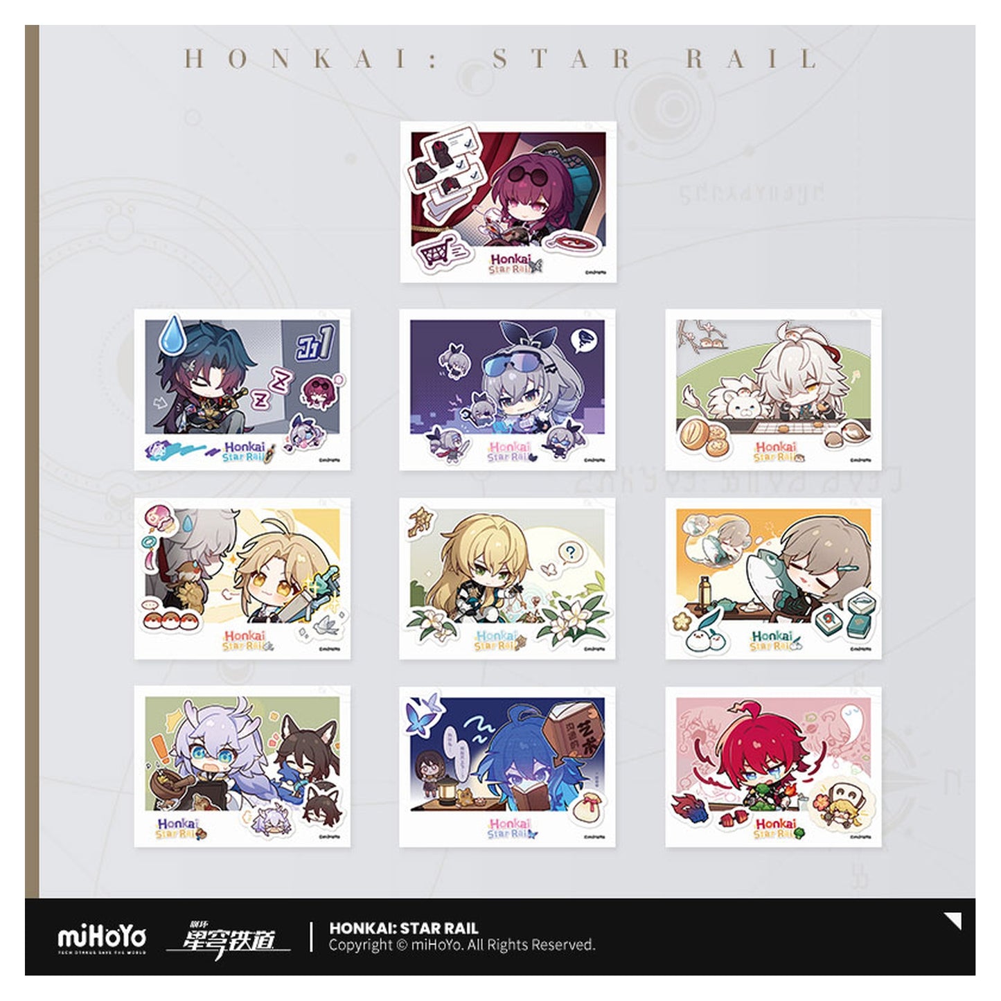 Honkai: Star Rail Pom-Pom's Photo Album Series Instant Photo Style Card Complete Box - Image 1