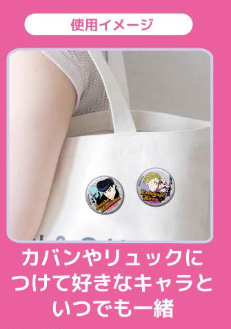 Glitter CAN Badge JoJo's Bizarre Adventure Diamond Is Unbreakable Vol.2 8Pack BOX - Image 3
