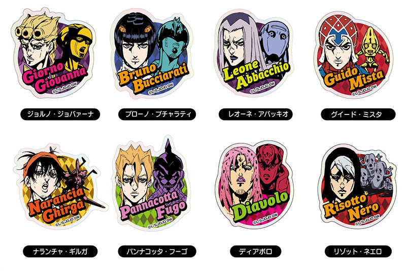 JoJo's Bizarre Adventure Golden Wind Kiratto Device Stickers 16 Pack Box - Image 2