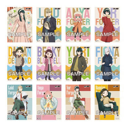 Spy x Family Clear Card Collection Gum 4 First Press Limited Edition 16Pack BOX - Image 3