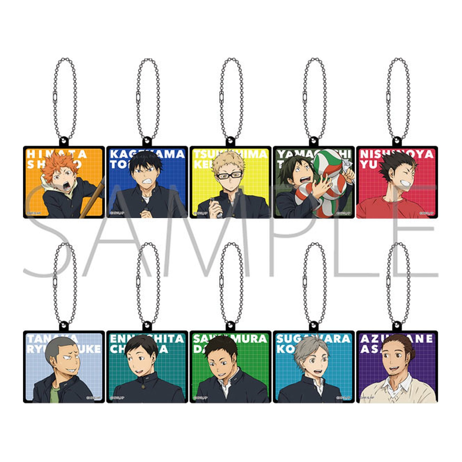 Haikyuu!! Acrylic Keychain Collection 10Pack BOX - Image 1