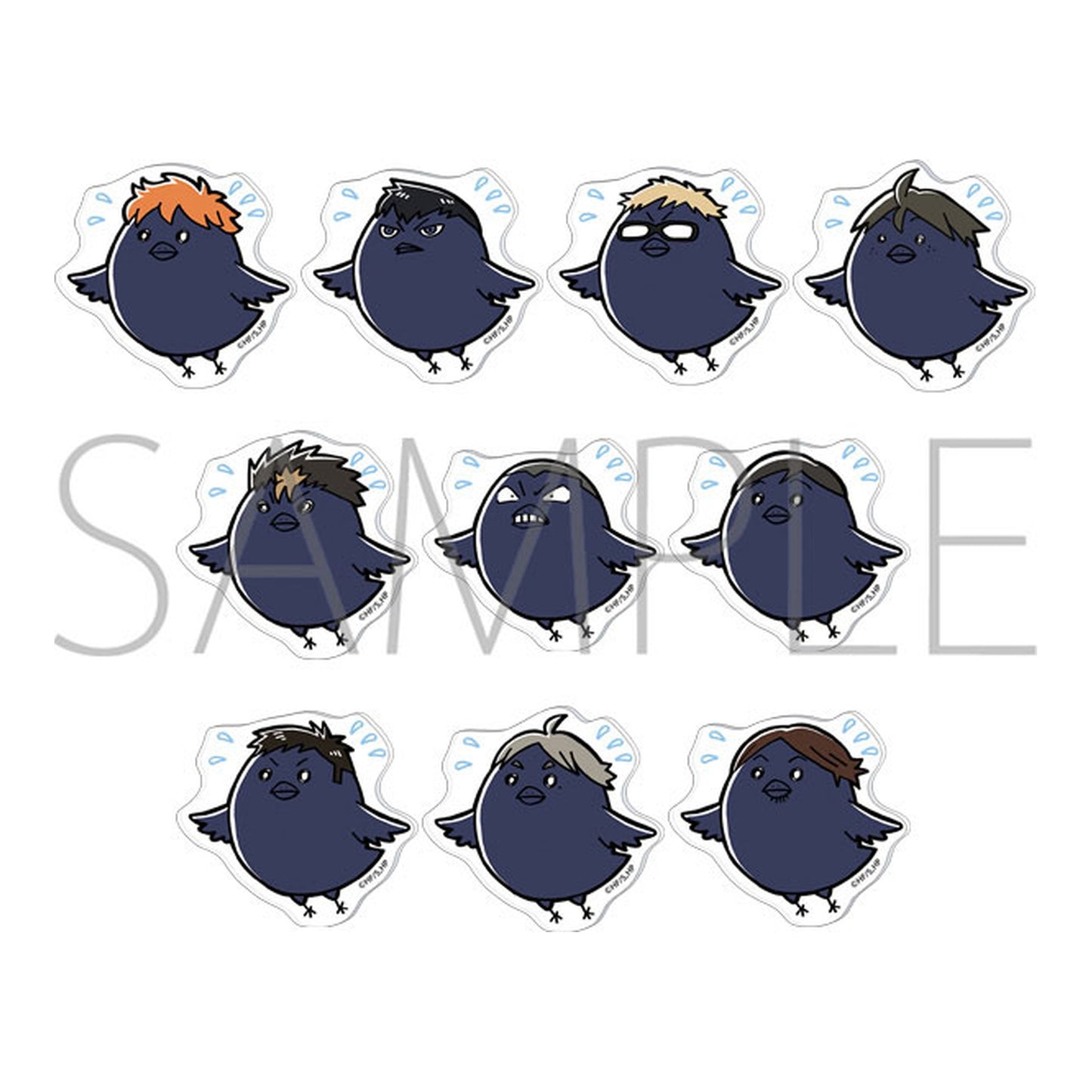 Haikyuu!! Acrylic Magnet Collection 10Pack Box - Image 1