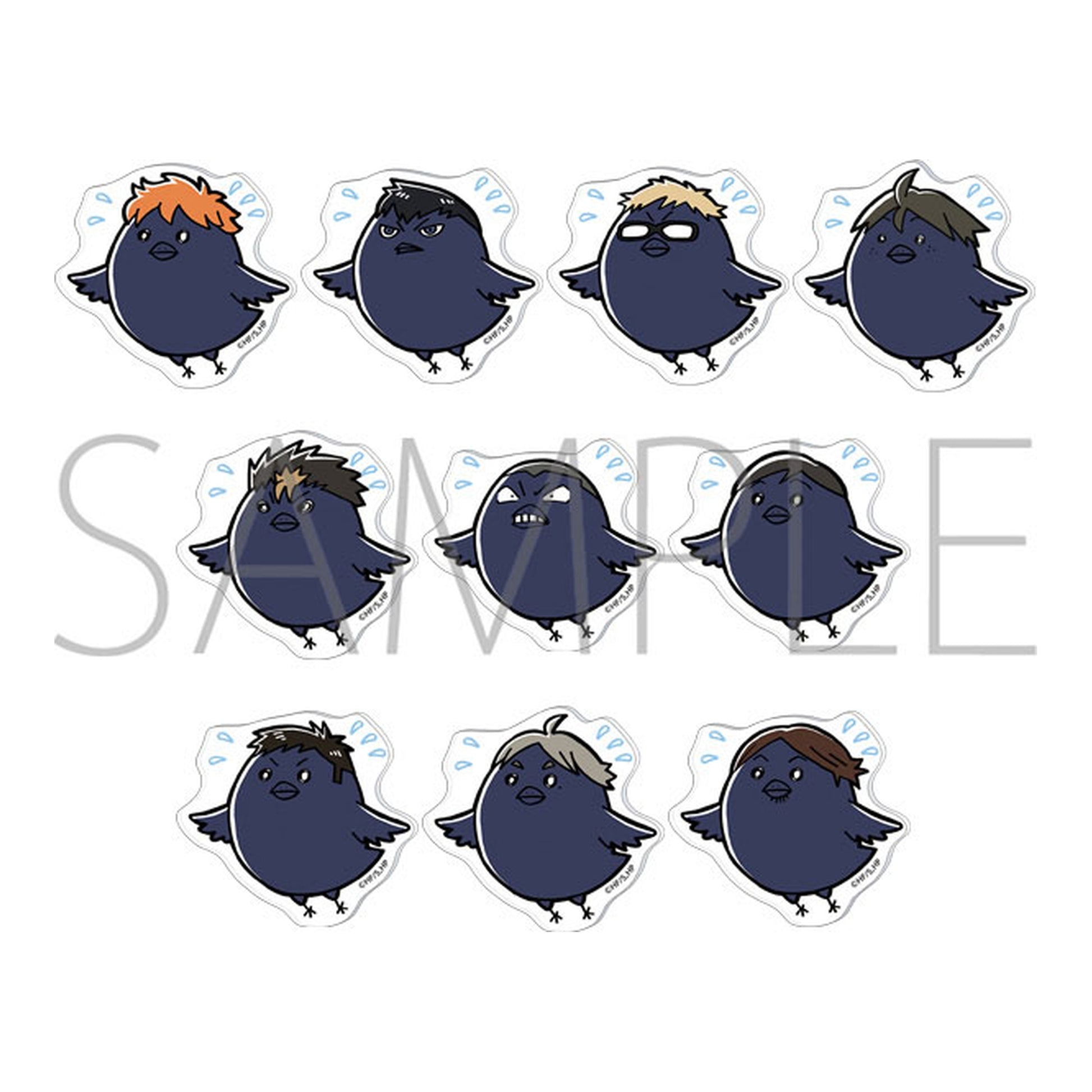 Haikyuu!! Acrylic Magnet Collection 10Pack Box - Image 1