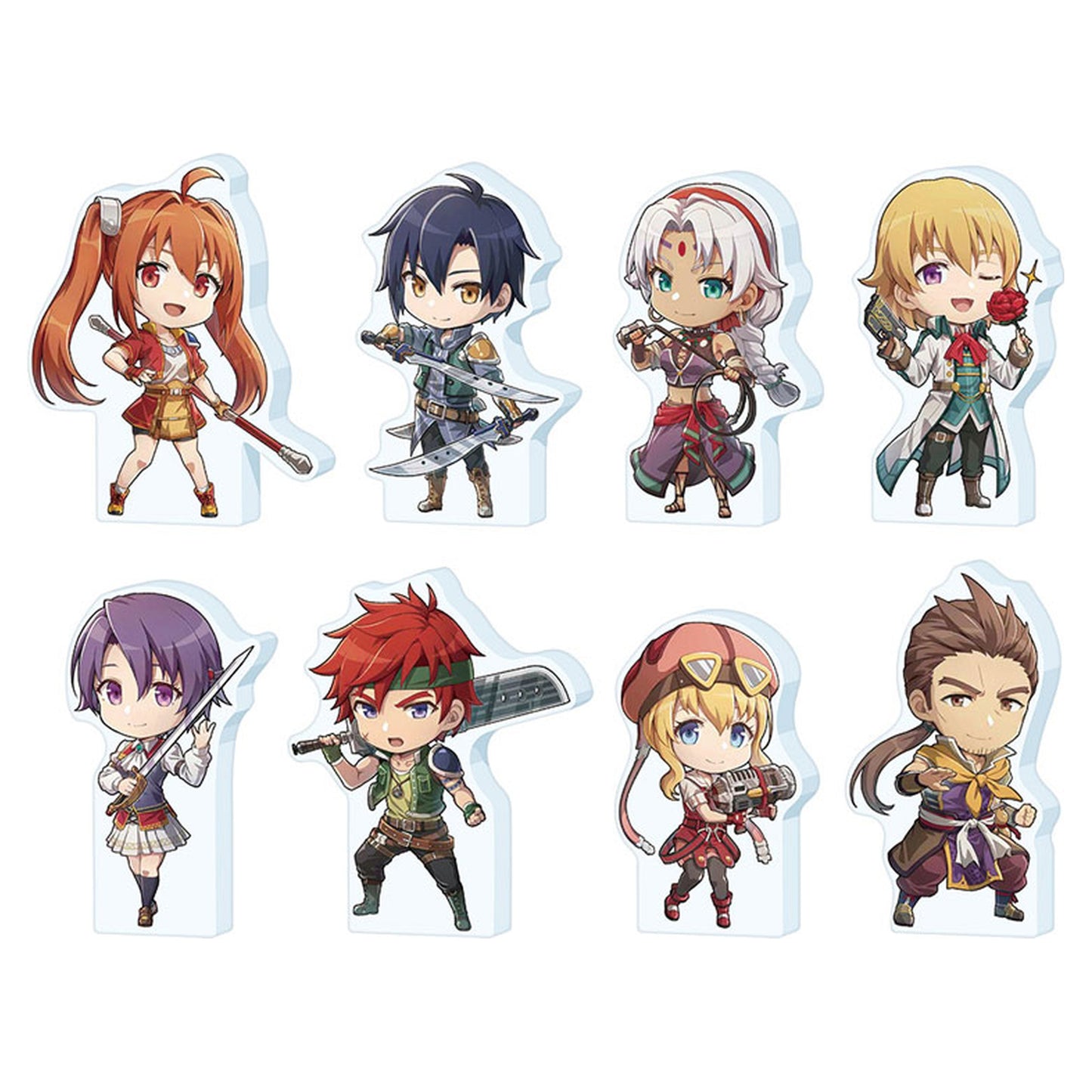The Legend of Heroes: Trails in the Sky 1st Tradable Mini Acrylic Blocks 8Pack BOX - Image 1