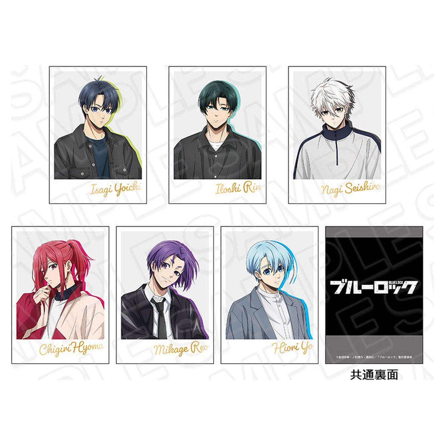 TV Anime Bluelock Instant Photo Style Bromide (Glossy Card) casual ver. 6Item Set - Image 1