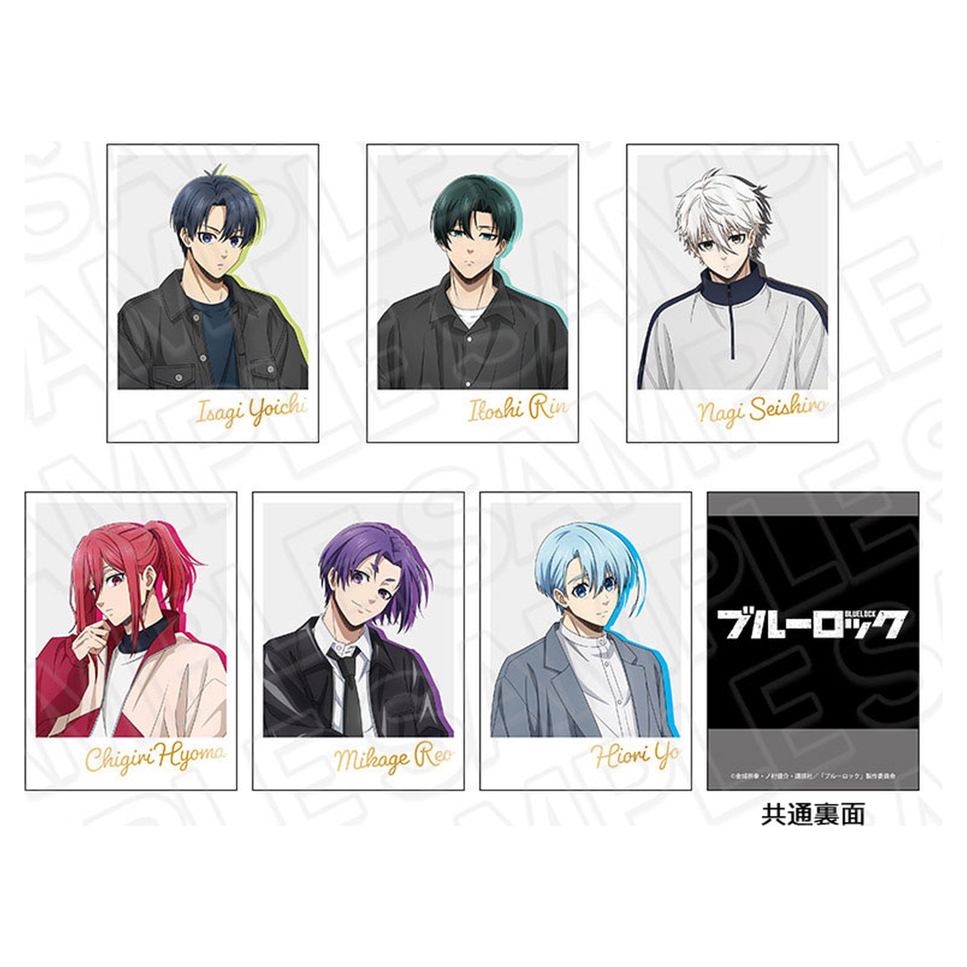 TV Anime Bluelock Instant Photo Style Bromide (Glossy Card) casual ver. 6Item Set - Image 1