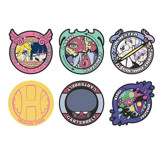 PANTY & STOCKING with GARTERBELT Rubber Coaster Collection 6Pack BOX - Image 1