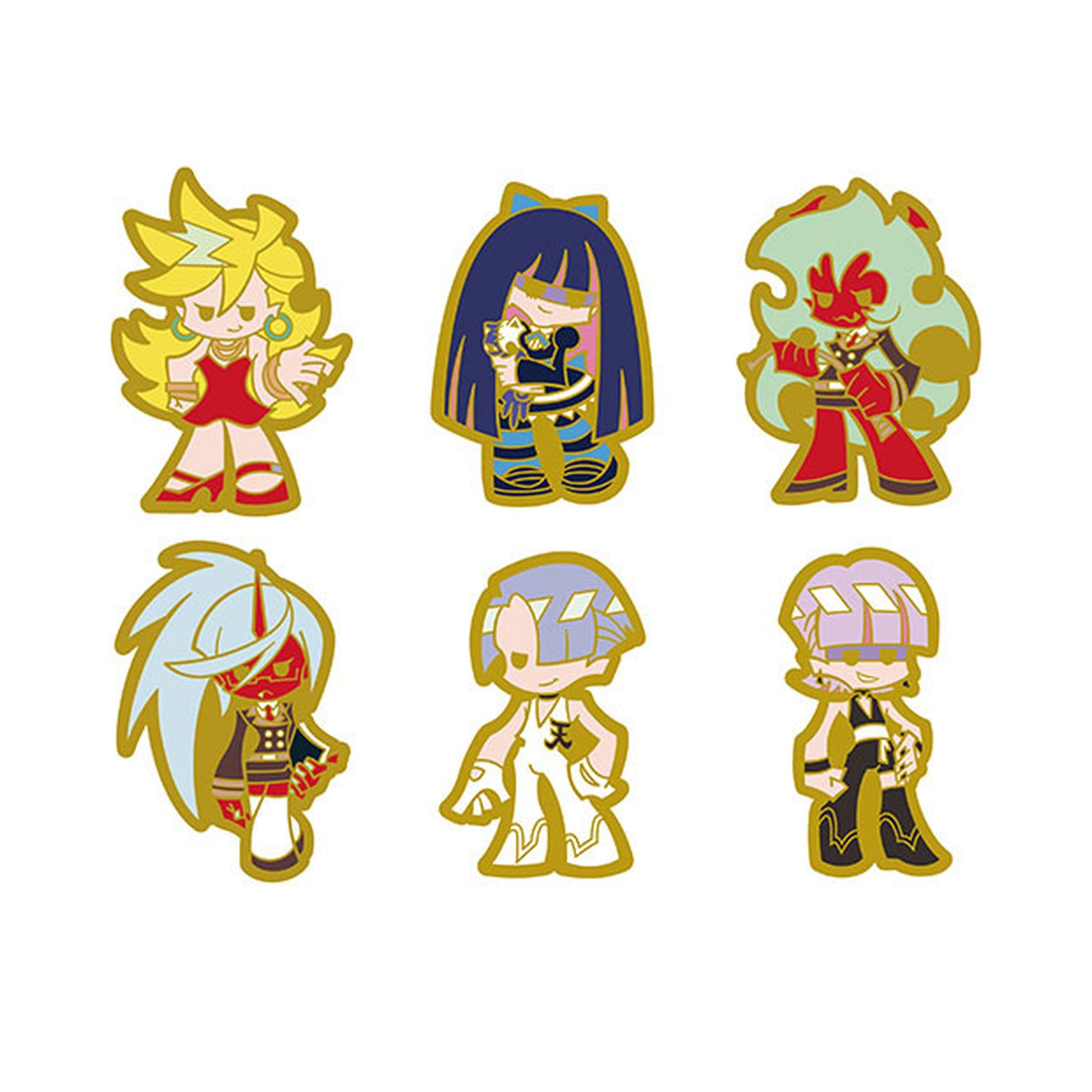 PANTY & STOCKING with GARTERBELT Pins Collection 6Pack BOX - Image 1