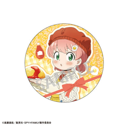 Spy x Family Trading Glitter Tin Badge Food 6Pack BOX - Image 2