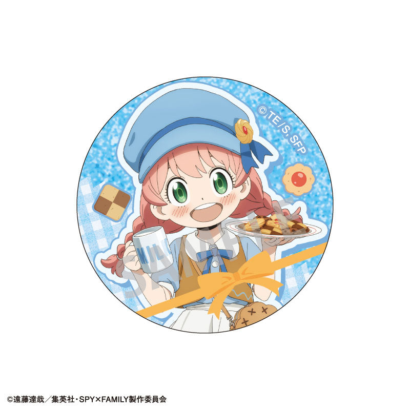 Spy x Family Trading Glitter Tin Badge Food 6Pack BOX - Image 3