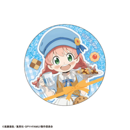 Spy x Family Trading Glitter Tin Badge Food 6Pack BOX - Image 3