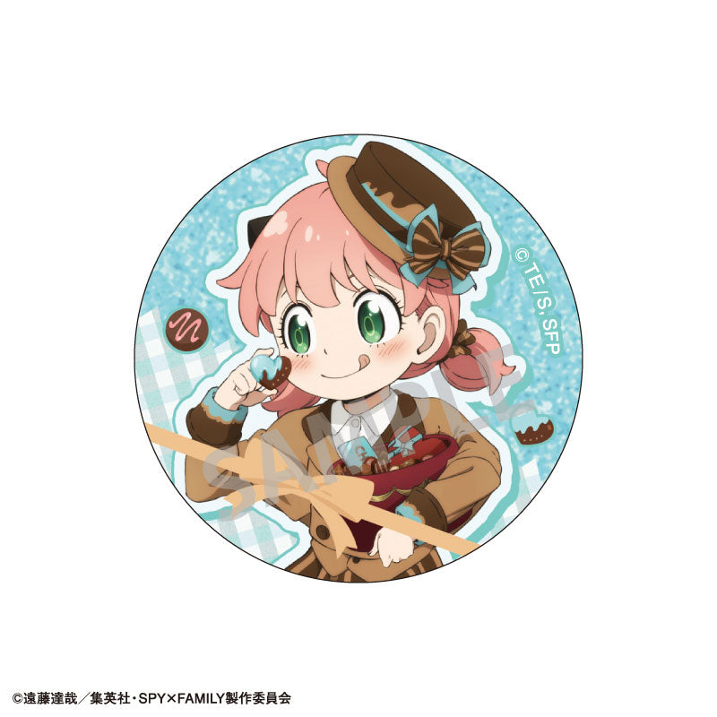 Spy x Family Trading Glitter Tin Badge Food 6Pack BOX - Image 5