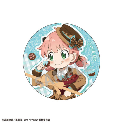 Spy x Family Trading Glitter Tin Badge Food 6Pack BOX - Image 5