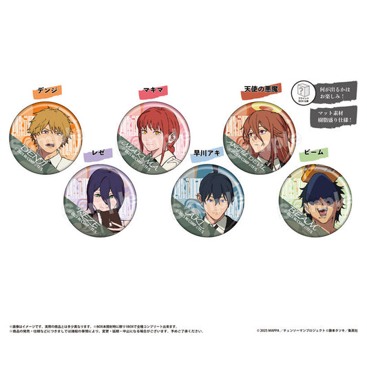 Chainsaw Man Reze Arc Trading Metallic Tin Badge 6Pack BOX - Image 1