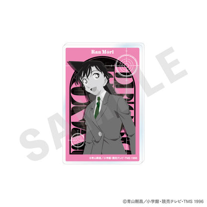 "Detective Conan" Paint Craft Series Trading Acrylic Card Monochrome ver. 10Item Set - Image 4