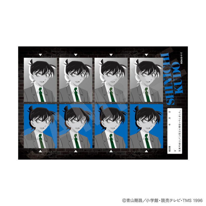 "Detective Conan" Paint Craft Series ID Photo Style Sticker Monochrome ver. 10Item Set - Image 3