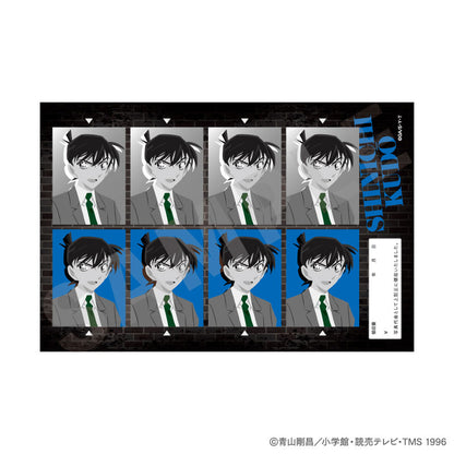 "Detective Conan" Paint Craft Series ID Photo Style Sticker Monochrome ver. 10Item Set - Image 3