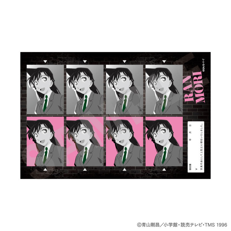 "Detective Conan" Paint Craft Series ID Photo Style Sticker Monochrome ver. 10Item Set - Image 4