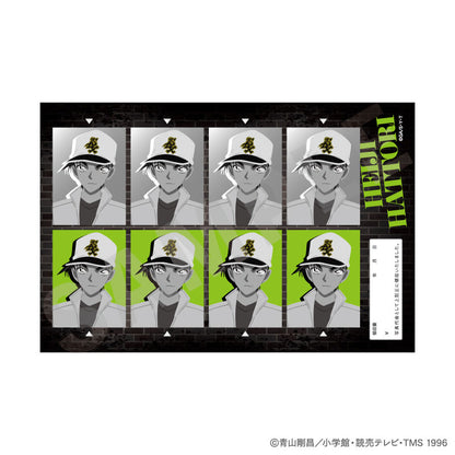 "Detective Conan" Paint Craft Series ID Photo Style Sticker Monochrome ver. 10Item Set - Image 7