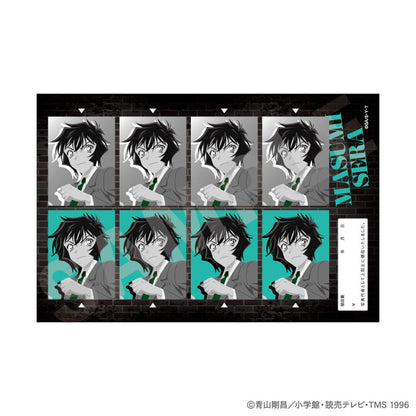 "Detective Conan" Paint Craft Series ID Photo Style Sticker Monochrome ver. 10Item Set - Image 8
