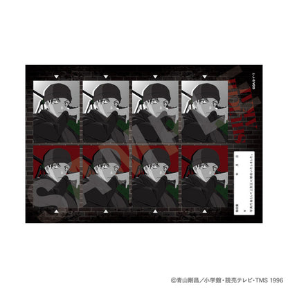 "Detective Conan" Paint Craft Series ID Photo Style Sticker Monochrome ver. 10Item Set - Image 9