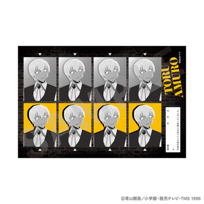 "Detective Conan" Paint Craft Series ID Photo Style Sticker Monochrome ver. 10Item Set - Image 10