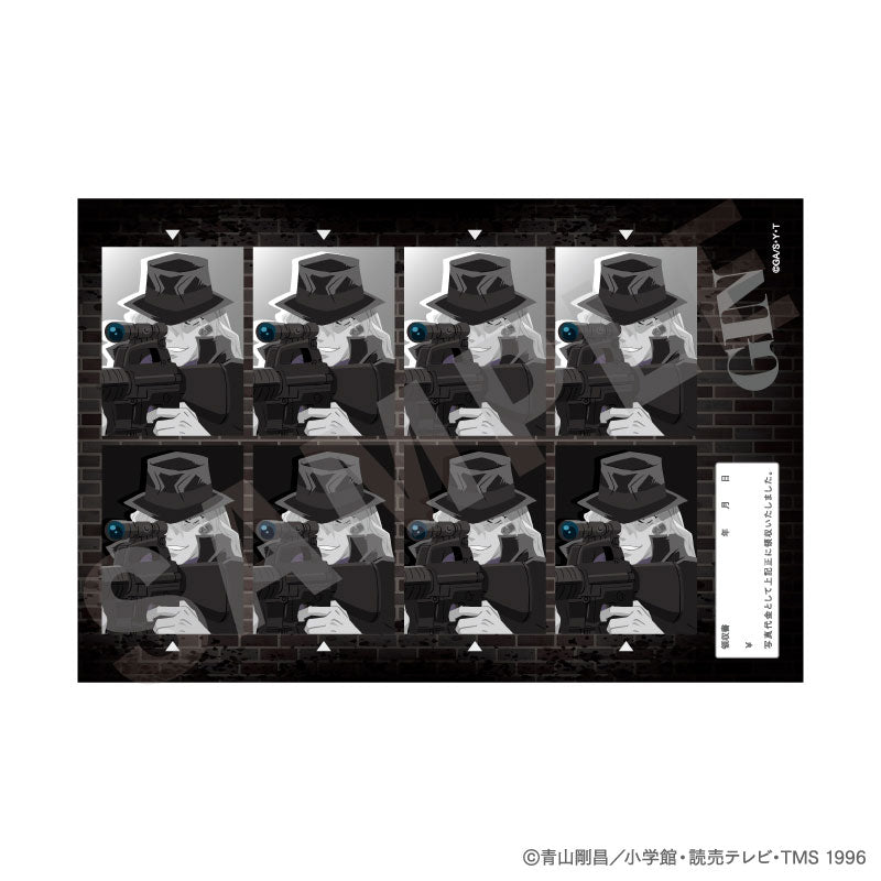 "Detective Conan" Paint Craft Series ID Photo Style Sticker Monochrome ver. 10Item Set - Image 11