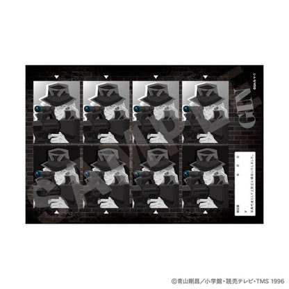 "Detective Conan" Paint Craft Series ID Photo Style Sticker Monochrome ver. 10Item Set - Image 11