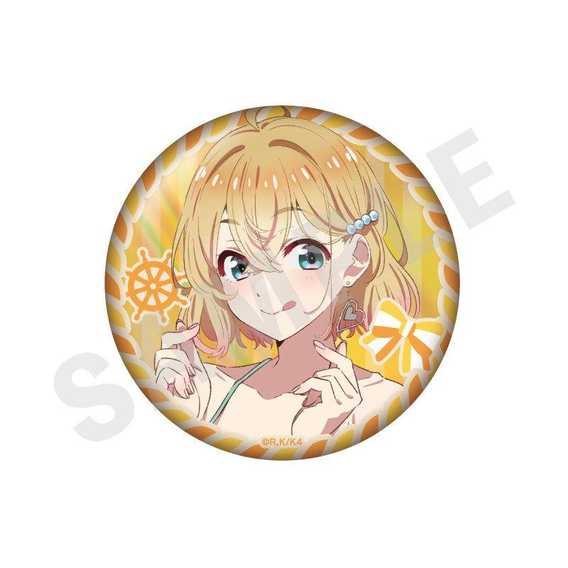 Rent-A-Girlfriend Trading Aurora Tin Badge Redesign 10Item Set - Image 3