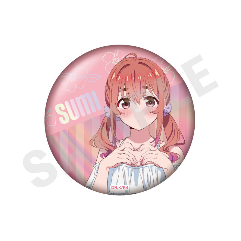 Rent-A-Girlfriend Trading Aurora Tin Badge Redesign 10Item Set - Image 10