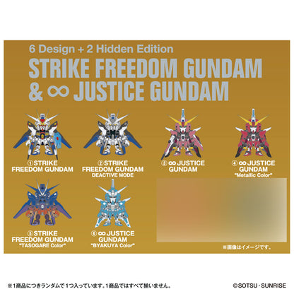 QMSV mini STRIKE FREEDOM GUNDAM & INFINITE JUSTICE GUNDAM 8Pack BOX - Image 2