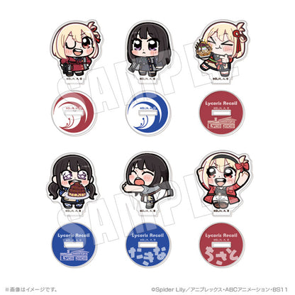 Lycoris Recoil Bkub Small Acrylic Stand 6Pack BOX - Image 3