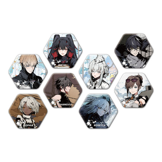 Punishing: Gray Raven Xiang Yu Shi Yuan Series Trading Hologram Tin Badge vol.1 8Pack BOX - Image 1
