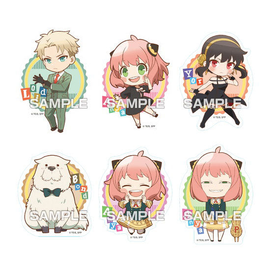 Spy x Family Chara Cut Sticker Gum 16 Pack Box - Image 4