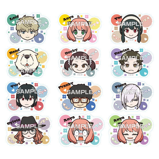 Spy x Family Chara Cut Sticker Gum 16 Pack Box - Image 5