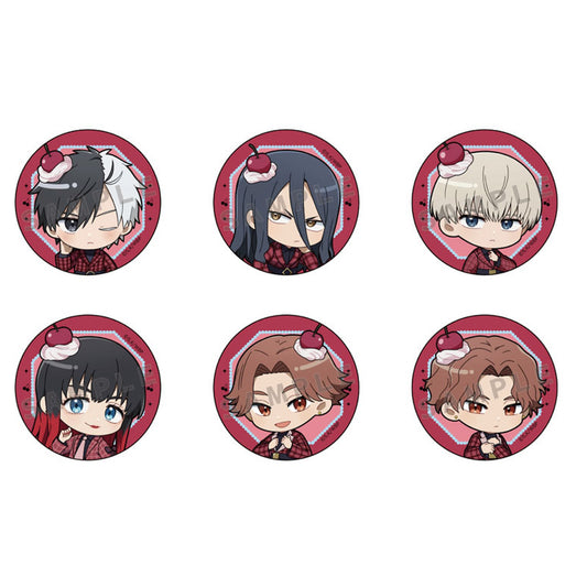 WIND BREAKER Trading Tin Badge (Cherry and Whipped Cream / ver.A) 6Pack BOX - Image 1