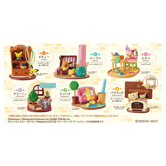 Pokemon DesQ Relaxing Home! 6Pack BOX - Image 1