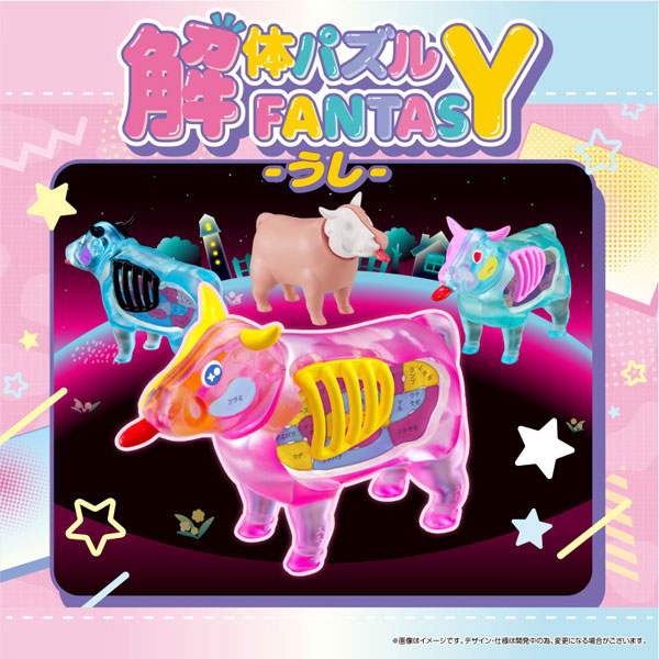 Dissection Puzzle FANTASY -Cow- 4Pack BOX - Image 3